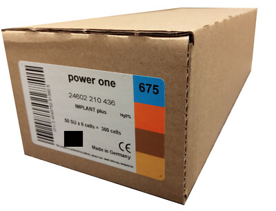 300 X Power One Implant Plus SAB 675 Hearing Aid Batteries - Foto 5