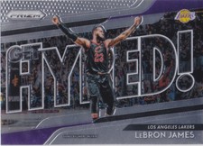 LEBRON JAMES Get Hyped 2018/19 PRIZM Basketball Card Cavs LOS ANGELES LAKERS!