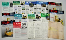 17 Brochures Data Sheets TCM Forklift 700 Series FG FD Gas Diesel Petrol