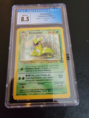 1999 Pokemon Unlimited Jungle Victreebel Holo 14/64 Graded CGC 8.5 MINT |  eBay