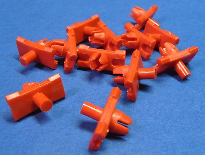 VW Golf 1 Zierleisten Clips 12-STÜCK für 13mm Schweller-Leisten 180-115003