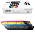 4x Toner f�r REcoh MP C5000AD C5000spf C4000spf C4000AD, 841160 CMYK