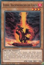 Burner, Drachenherrscher der Funken SR14-DE009 Yugioh