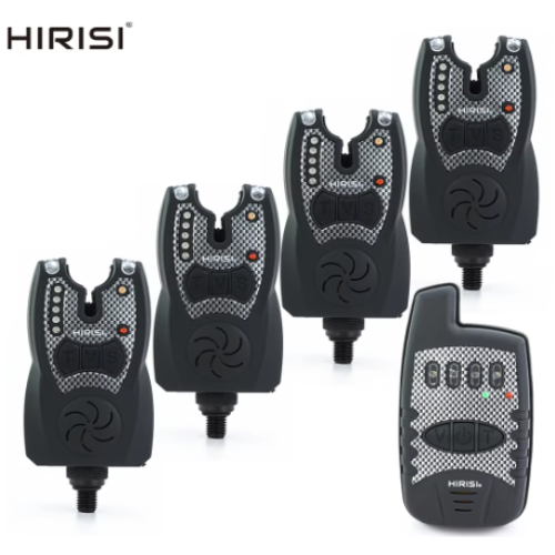 Hirisi Wireless Carp Fishing Alarm Set Waterproof Bite Alarm Indicator Fishing E