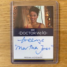 Doctor Who Series 1 - 4 - Freema Agyeman - Inscription Autograph/Auto Card