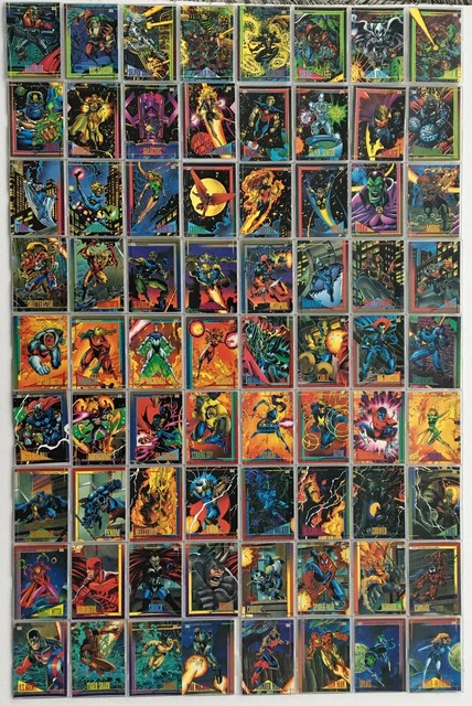 1993 Skybox Marvel Universe Trading Card Set Series 4 - You Pick Finish Your Set