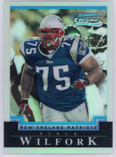 2004 Bowman Chrome Refractor #133 Vince Wilfork #379/500