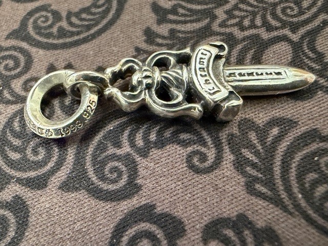 CHROME HEARTS Dagger #5 Pave Diamonds Pendant / Charm | eBay