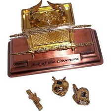 The Ark Of The Covenant Gold Plated with Ark Contents replica ( Aaron Rod,
