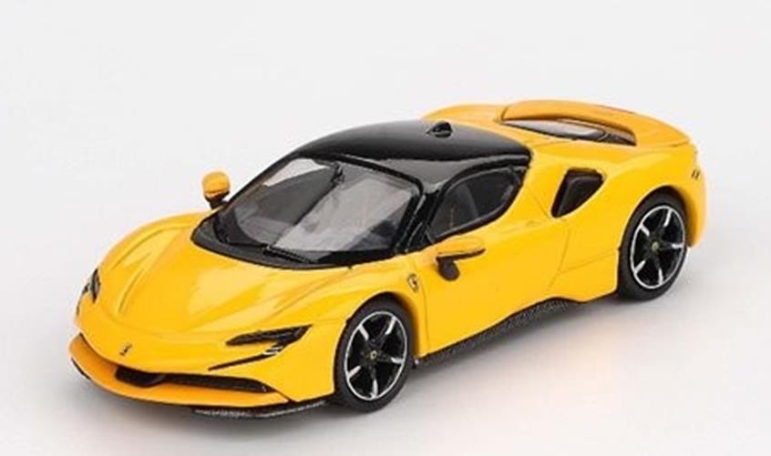 Bbr Bbrfer64031 1/64 Ferrari Sf90 Giallo Modena GIALLO Diecast Modello Auto