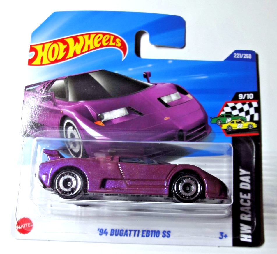 Hot Wheels - '94 Bugatti EB110 SS - Purple - HW Race Day 2025 - JBB36