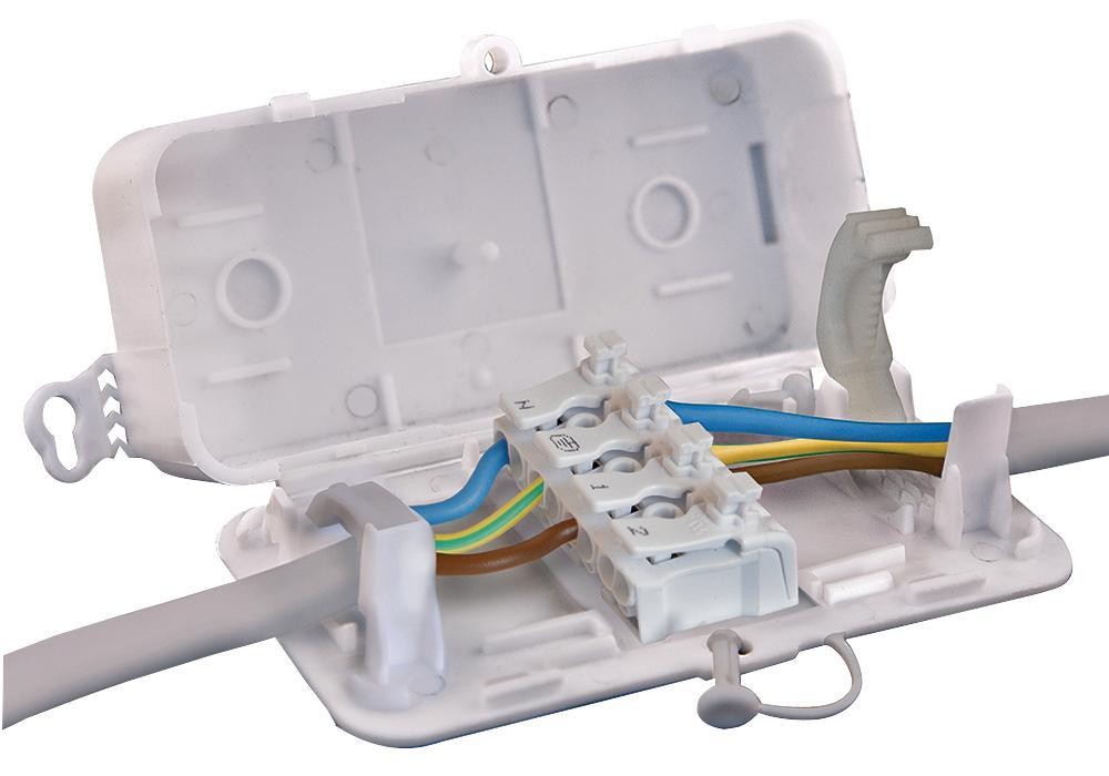 HYLEC - 4-Pole Junction Box with Screwless Terminals