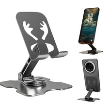 Cell Phone Stand for Desk 360  Foldable Mobile Phone Holder for iPhone 16 iPad