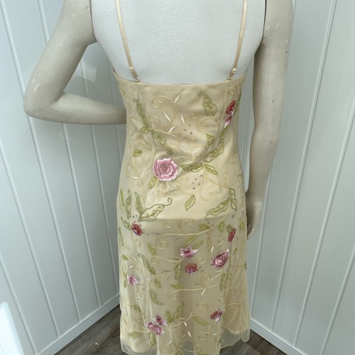 Libra Pale Gold Embellished Dress & Matching Bolero Mother Of The Bride Size 10 - Picture 23 of 24