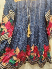 Pakistani Indian Kurti Shirt Embroided Medium