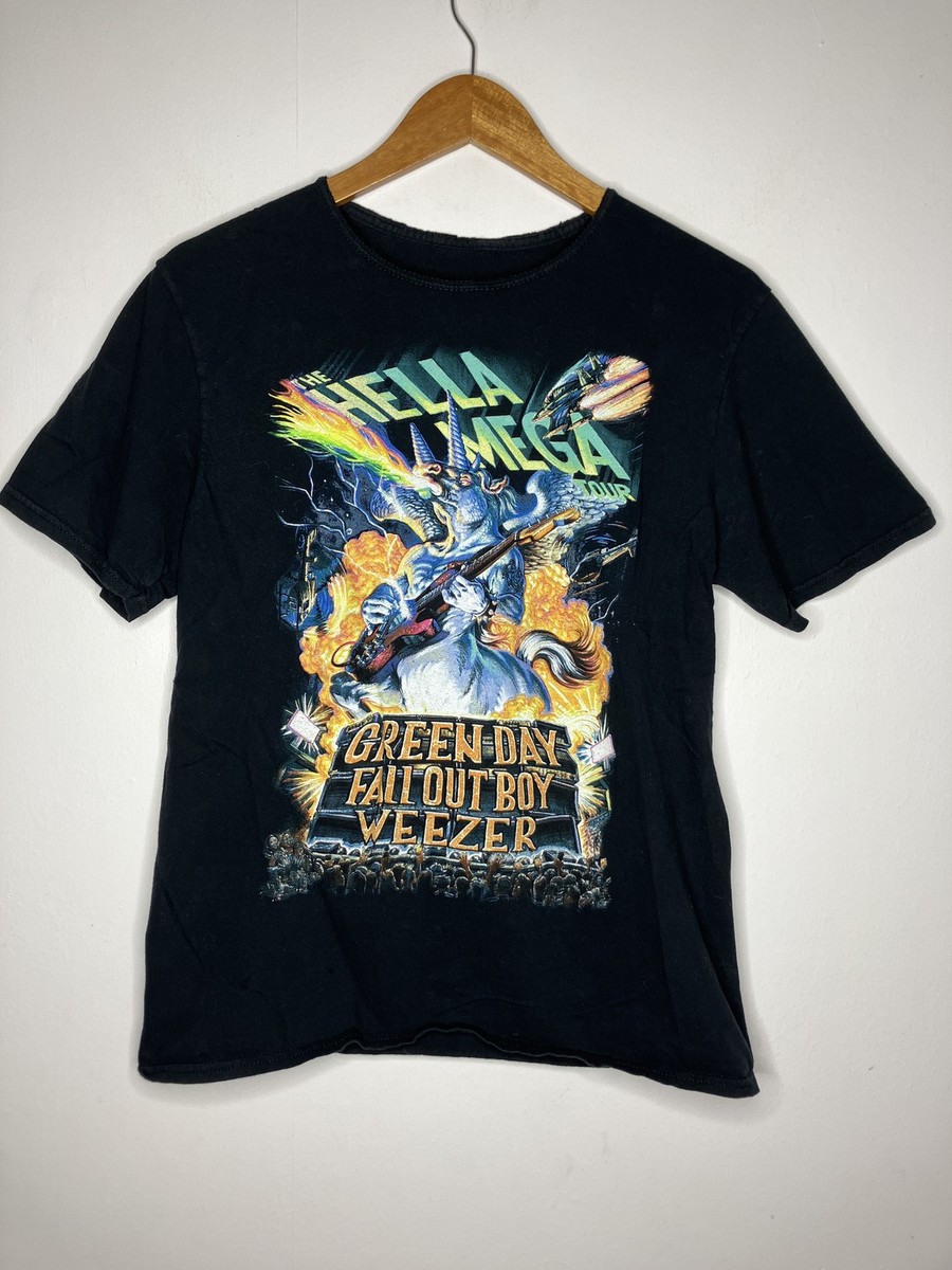 Green Day Fall Out Boy Weezer Hella Mega Tour 2021 T-Shirt Men's