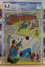 SUPERMAN #156 ~ 10/1962 ~ CGC Grade 6.5, Off-White to White Pages ~ New Slab!!