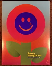 Kacey Musgraves Greek Theatre 2019 Poster By Kii Arens “18 x 24” Rare