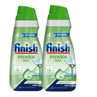 Finish 0% Power Geschirrspülgel 2x 900ml