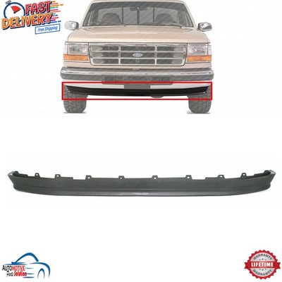 NEW FRONT BUMPER LOWER VALANCE BLACK FOR 1992 -1997 FORD BRONCO F-150 FO1095154