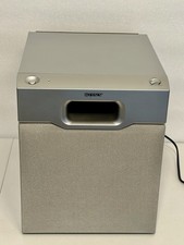 Subwoofer activo de cine en casa Sony Silver SA-WMSP1 50W alimentado ¡Funciona!