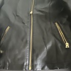 MARC NEW YORK ANDREW MARC Women’s Black Biker Jacket Full Zip Pockets L — photo 5
