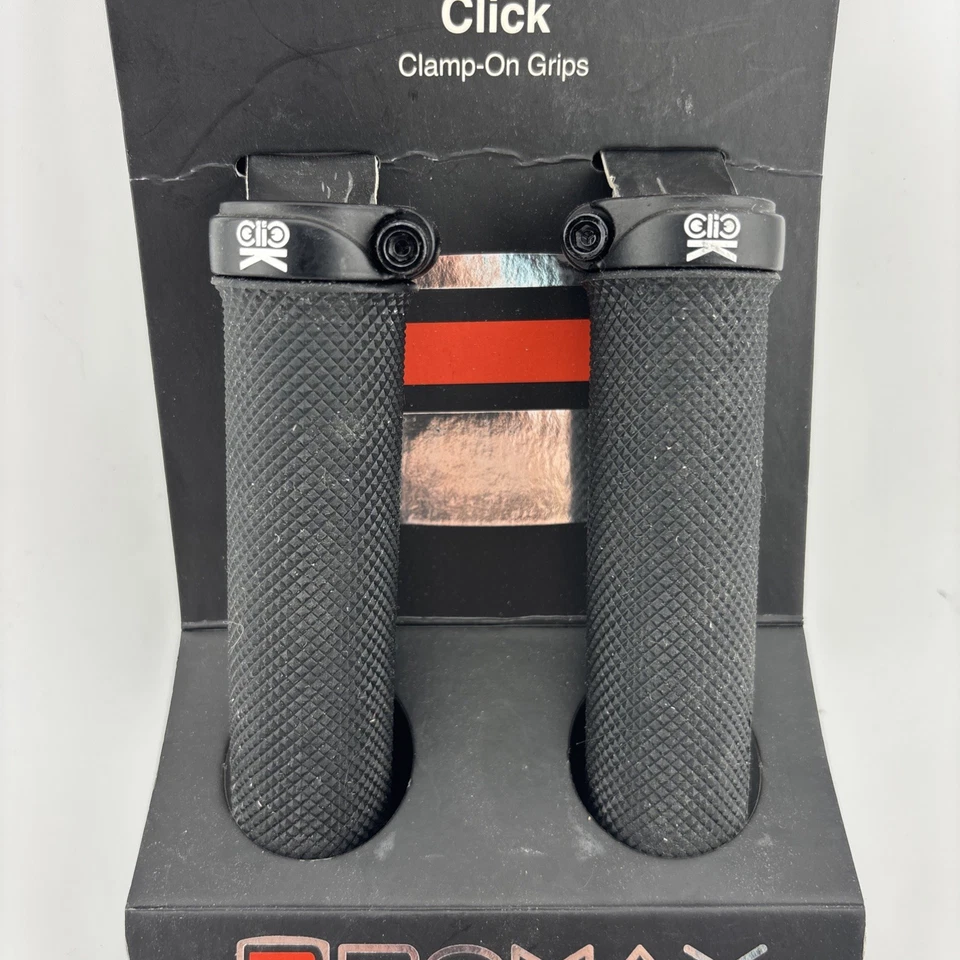 Promax Bicycle Click Clamp-On Grips 130mm Black - Image 2 of 4
