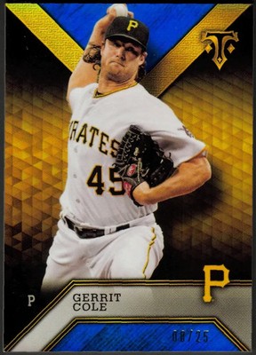 Gerrit Cole 2016 Topps Triple Threads Sapphire /25 Pittsburgh Pirates MLB SN