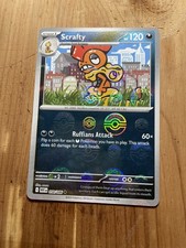 Scrafty Master Ball Reverse Holo - 058/086 - White Flare English Pokemon TCG