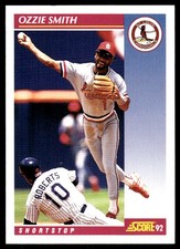 Ozzie Smith 1992 Score #590 Cardinals MLB READ FREE SHIPPING AutographDen