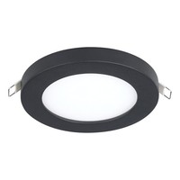 LED Einbaustrahler Eglo Fueva Flex, Runde Deckenlampe Ø 11,7 Cm, Schwarz/Weiß