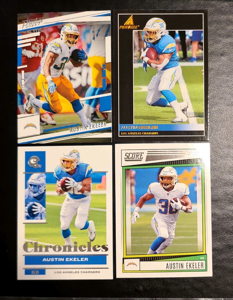 Austin Ekeler (LOT Of 4 Cards) See Description For Card Details
