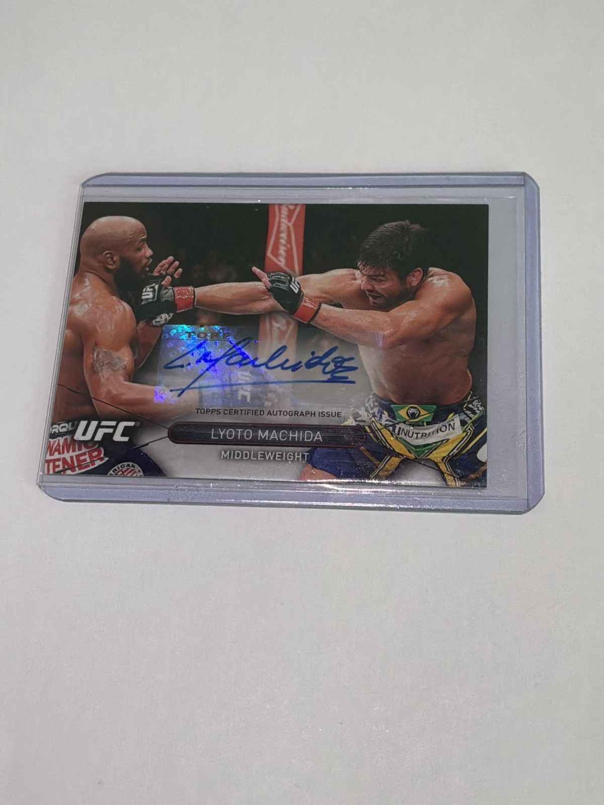 Lyoto Machida #HA-LM Ufc Cards 2016 Topps UFC High Impact Autographs trading card — raw and PSA graded price guide