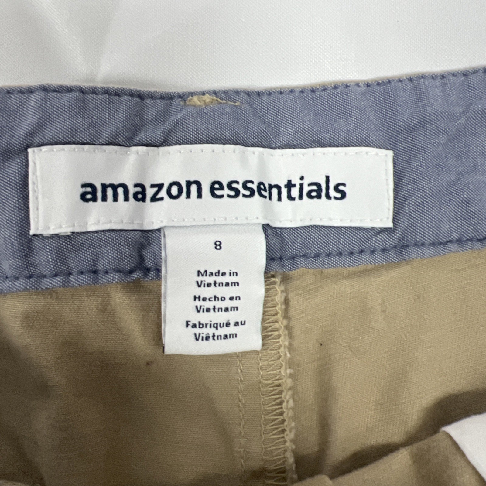 Amazon Essentials Womens Solid Chino Shorts tan, … - image 2