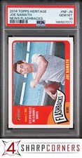 2014 TOPPS HERITAGE NEWS FLASHBACKS #NF-JN JOE NAMATH HOF PSA 10