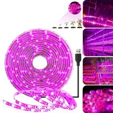 LED Grow Light Strips Waterproof Full Spectrum 300 LEDs for Indoor Plants