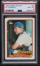 1989 Topps Collector's Edition (Tiffany) BJ Surhoff #33 PSA 8 11rv