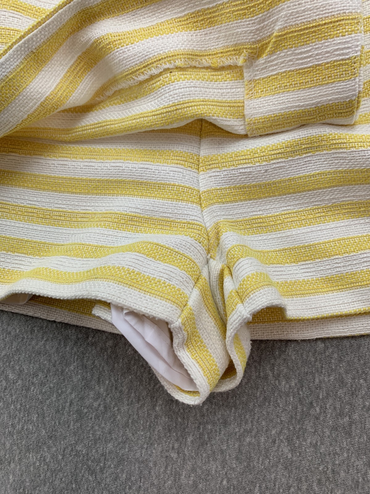 Christian Lacroix Shorts Womens 2 Striped Nautical Sailor Button Detail Summer