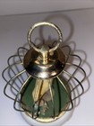 Vintage Rare TOYO Bird In Birdcage Motion Wind Up Porcelain Music Box Works Good — photo 3