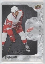 2019-20 Upper Deck Engrained Legends Ebony 43/49 Chris Chelios #33 HOF ez4