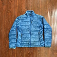 Patagonia Ultralight Down Jacket Womens Size S Blue Puffer