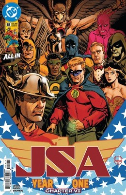 JSA #18 Cover A Dave Johnson JSA Year One: Chapter Six
