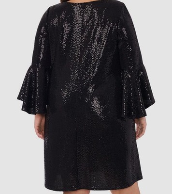 msk cocktail dress MSK Women's Black Embellished Cold-Shoulder Dress COUTUREPOINT