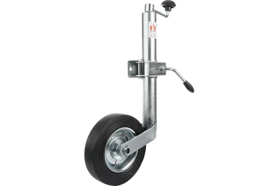 Roue jockey , de support avec collier 150 kg pour remorque LB 48 mm Unitrailer