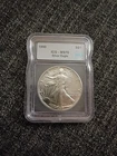 1990 U.S. American Silver Eagle S$1 Graded MS70 ICG