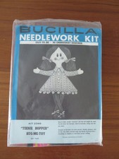 Vintage Bucilla Needlework Kit 2346 “Teenie Bopper” Hug Me Toy Doll NOS