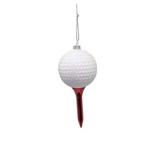 Kurt Adler Golf Ball W/Tee Ornament