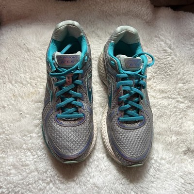 Brooks Adrenaline GTS 16 Women's Size 8.5 B (Medium) Running Shoes Gray Blue