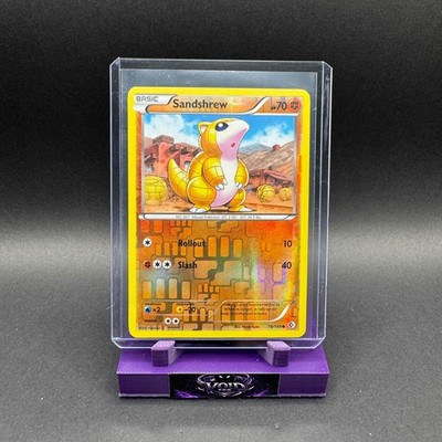 Sandshrew Pokemon B+W Boundaries Crossed 78/149 Reverse Holo MP Naoki Saito