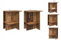 Couchtisch 2Er Set Altholz 40X30X49 Cm Holzwerkstoff
